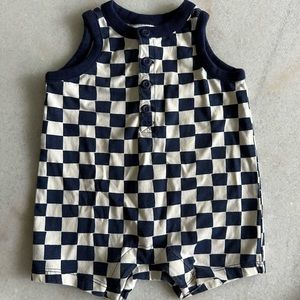 Hanna andersson baby checkered romper